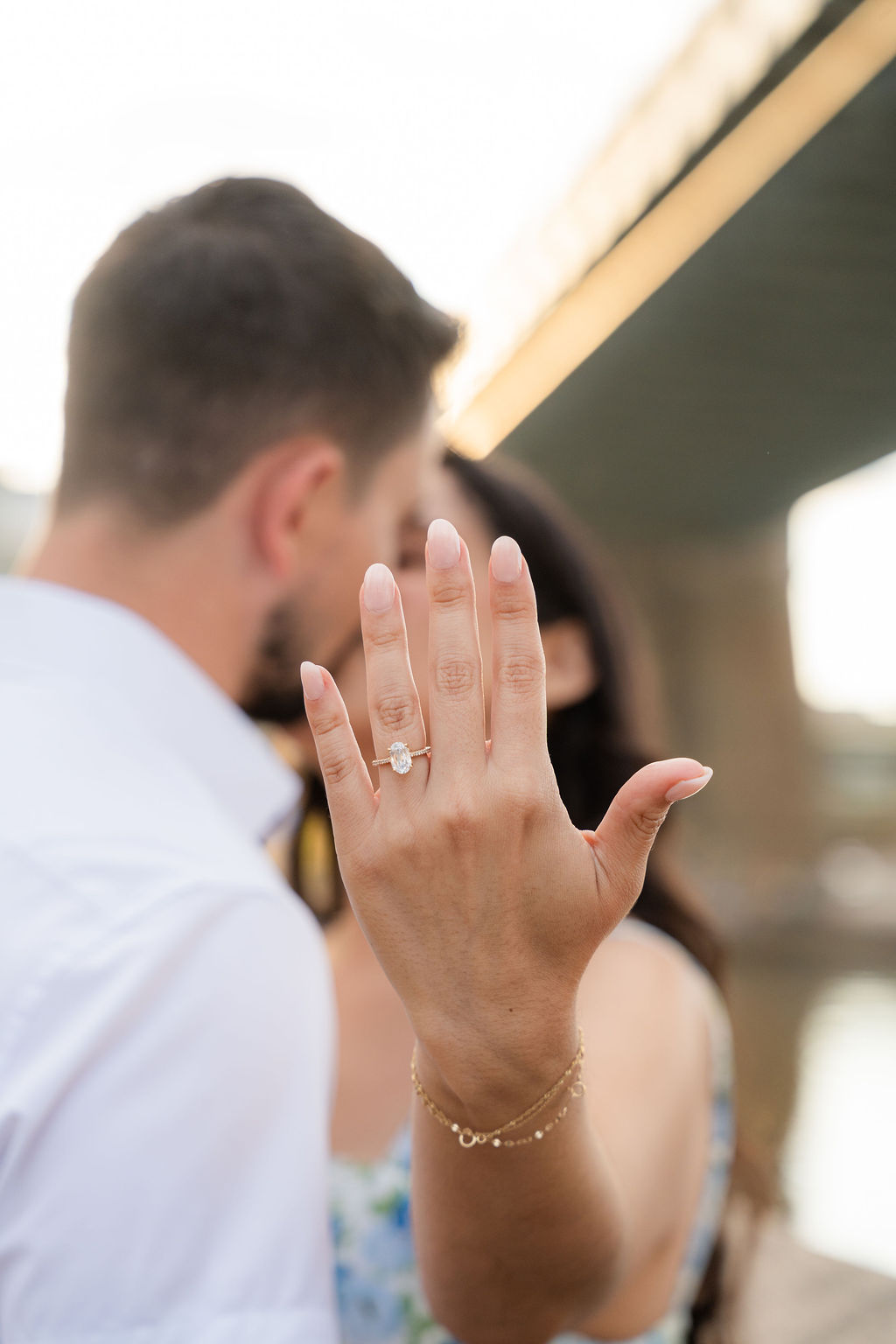 Kate and Taylor engagement photo